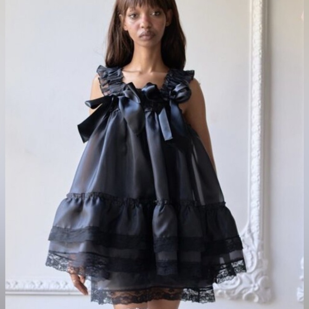 Selkie Caviar Baby Antoinette Peignoir EUC 1X